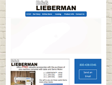 Tablet Screenshot of bglieberman.com